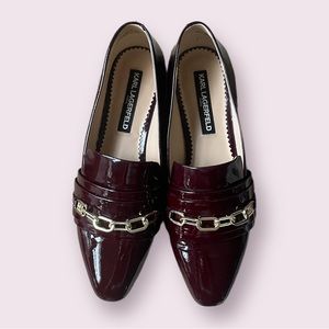 Karl Lagerfeld Nikki Patent Leather Loafer